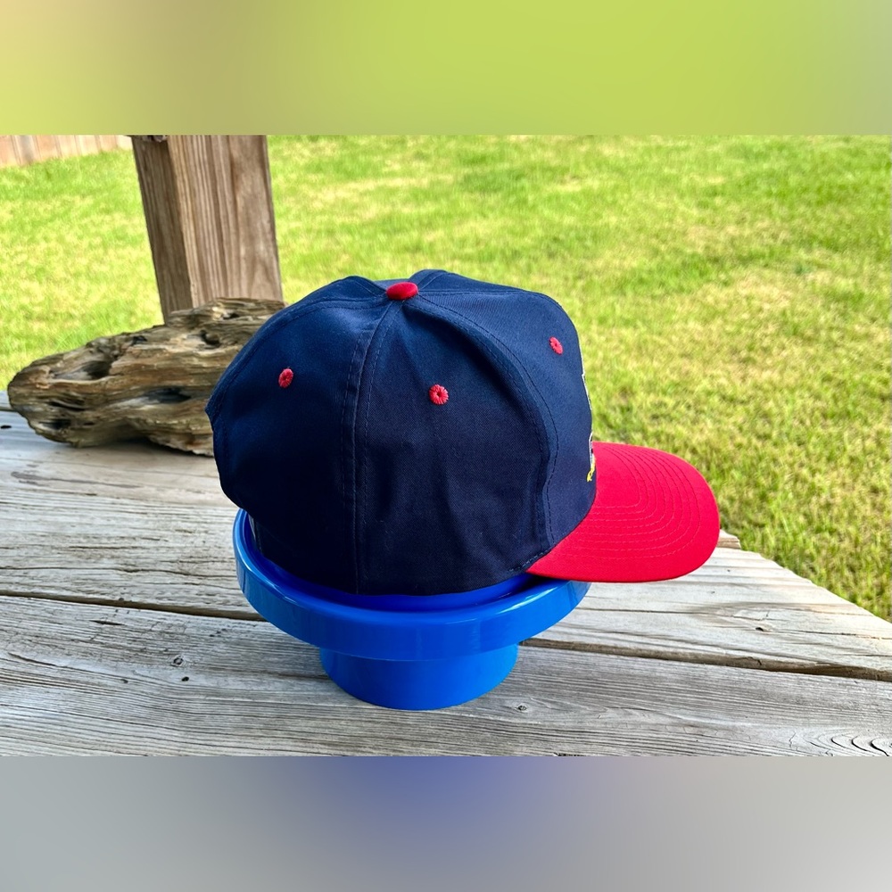 Company‎ Logo Hat Navy and Red RD Johnson SnapBack Cap - Picture 3 of 7